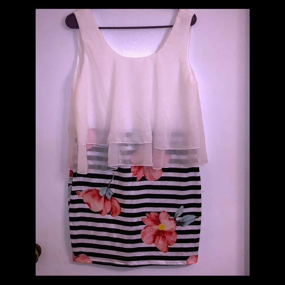 Bodycon Flounce Dress